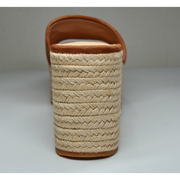 NEW VERONICA BEARD GABLE HAZELWOOD SUEDE ESPADRILLE PLATFORM WEDGE SANDAL. SZ 8M - Picture 8 of 10